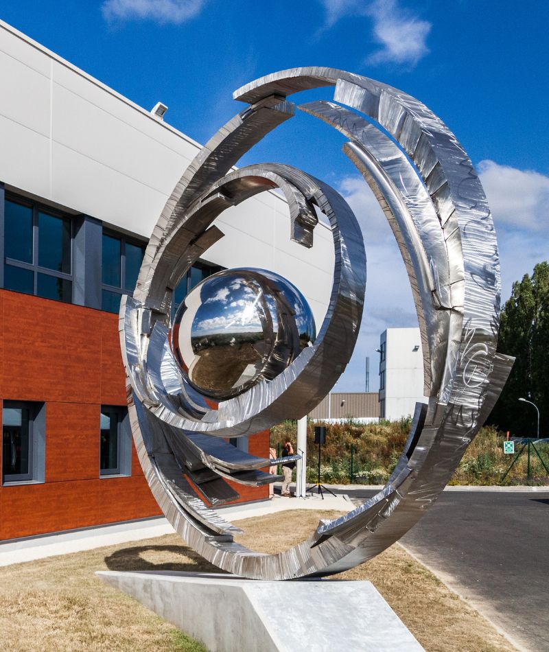 Sculpture inox dell